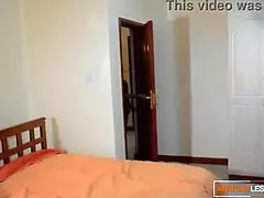 Hot Ebony Stepdaughter Licks and Fingers Black Stepmom Cunt in Wild Lesbian Action! Kinky Homemade Pussy Play Explodes.