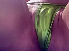 italian milf enjoys beach day in miami