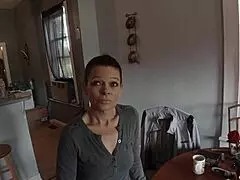 Just choking and face fucking this old whore.