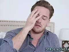 young woman gobbles and rides dick