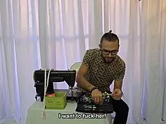 I'm So Horny And The Peeping Tailor Ends Up Shoving His Dick In Me Part 1 - Salome Gil!