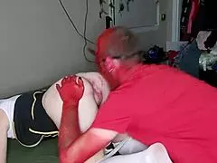 Is that sexy nun getting doggystyled and creampied by a demon?