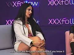 I am Estella Osorio, a Colombian MILF, riding a shy guy in XXXFollow Sessions.