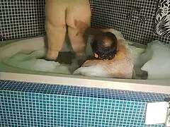 The Latina Milf Teases Big Cock Outdoors with Natural Tits