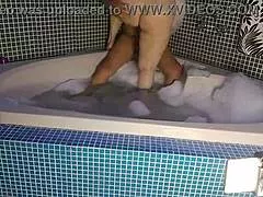 The Latina Milf Teases Big Cock Outdoors with Natural Tits