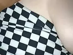 Sucking my girlfriend's mom's tits while spanking her ass and cumming in her mouth 😏