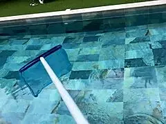risky poolside banging with a horny stepmom craving cock