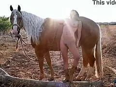 all natural redhead milf babe odette loves the outdoors and strips naked