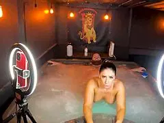 Intense Hot Tub Sex With Sheena Ryder And Deepthroat