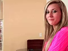 Blonde Teen Wants Daddy To See Her Fucked