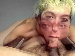 Femboy vs stepdaddy creampie 😈