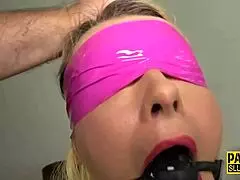 Bound MILF Teased Before Intense Whipping