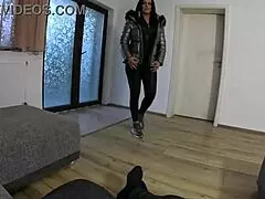 A Lot Of Cum On My Shiny Down-Jacket From The Gardener 270- Preview