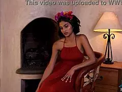 Angel Constance shows off her curves