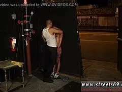 Gina the mature petite tattooed beauty gets bound for dildo anal domination