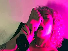 Two queens enjoy fun moments with feet and armpits