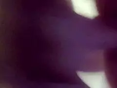 Husband bends over his wife for doggystyle fucking, making her wet pussy squirt hard in their intense session.