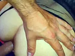 beautiful fitness milf bent over for close-up assfucking