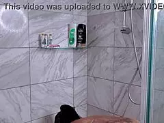 shaving time maxine x, are you watching me shave in the shower?