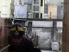 The firefighter julius opens the door and pounds the eager luna dark's pussy