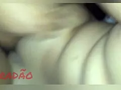 Latina mature with big saggy tits gets anal in POV