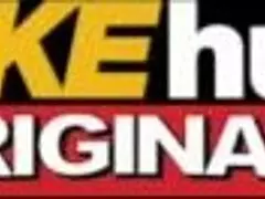 sexy milf wife with pierced nipples gets nervously seduced in the sauna for blowjob and doggystyle riding 😈💦