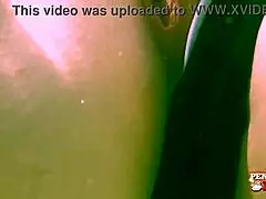 Penny Pax masturbates pussy underwater, getting horny