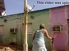 My neighbor can't resist seeing my big ass in this short dress, flashing for him?