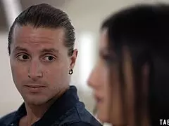 omg, cheater milf jennifer white getting roughly fucked by her big cocked neighbor with titty fuck 😈