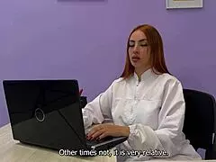 pov finding beautiful doctor and fucking hard in office