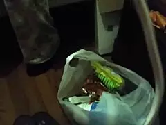 Hey, my stepmom's pretending she's not staring right at that big black monster cock flashing in front of her