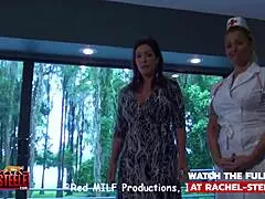 Milf1083 enjoys a threesome, just what the doctor ordered