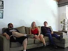 Unfaithful Milf Wife In Miniskirt Fucks Friend For Gaping Cumshot