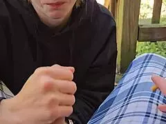 a smoke and a blowjob, milf wife swallows cum in mouth homemade