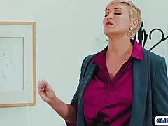 Stepmom Spanks Stepteen for Breaking Toy, Leading to Taboo Oral and Masturbation Session