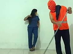 Hot Nurse Sucks Cocks And Licks Penis At Hospital Work!