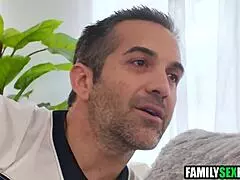 Blindfolded step mom gets banged by masked step son