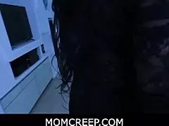 Hot stepmom surprises stepson with a ride on his young cock.