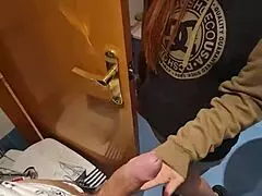 Skinny Girl Fucks In Toilet