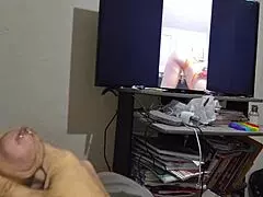 Hot Aunt Catches Boy Jerking Off