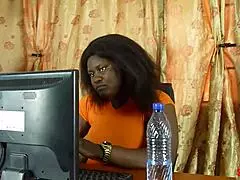 I Had To Fuck The African Interviewer In Doggystyle Ass Pounding Before She Offered The Job!