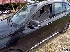 fucked hot milf in abandoned kiosk on santos beach