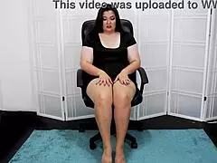 Phoenix Boldly Talks About Her Sexy Pantyhose In Softcore Solo