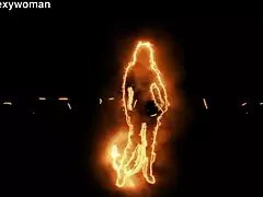 Horny blonde wife flashes pussy in the mall parking lot car