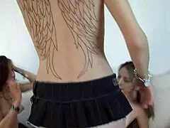 Kenna Kane Plays Slutty Schoolgirl with Ariel Rose and Sayra Von in Anal Fingering Fun