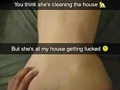 omg this cheating milf wife gets fucked daily on snapchat by richelle rose 😈 bent over with rough creampie.