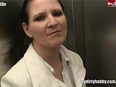 Milf Gets Anal and Facial in Various Public Spots Like Cars