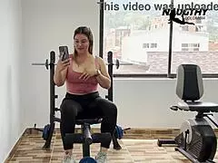 He Masturbates In The Gym When He Talks To His Lover?