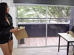 teacher has to discipline rude student, invites him to stay, and when everyone leaves, she fucks him to pass the subject