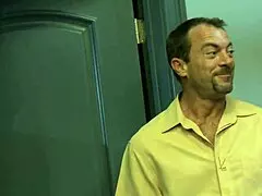 janet mason surprises hubby with young man turning into threesome